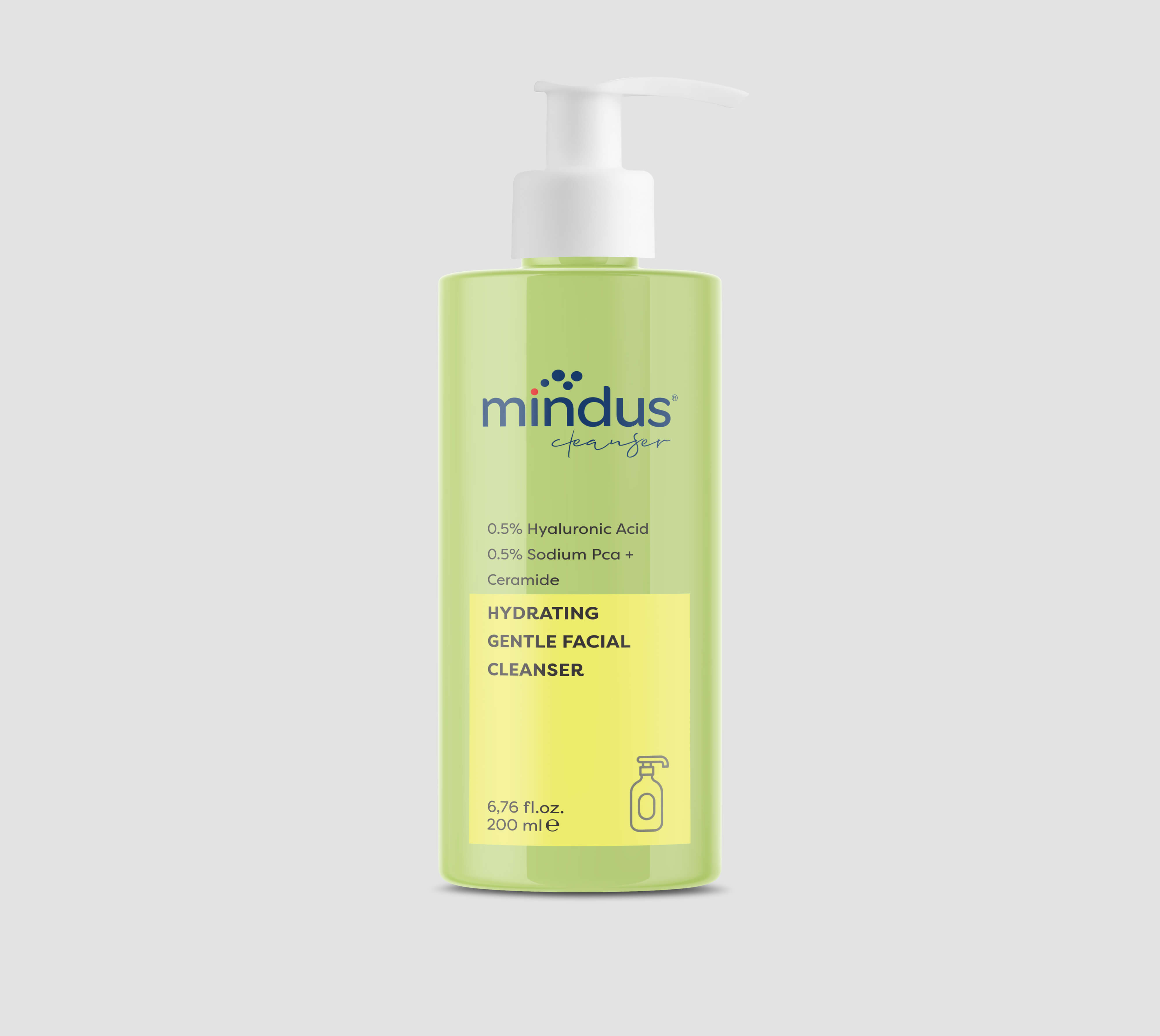 mindus Kuru ve Karma Ciltler için Nemlendirici ve Bariyer Onarıcı Temizleme Jeli 200 ml