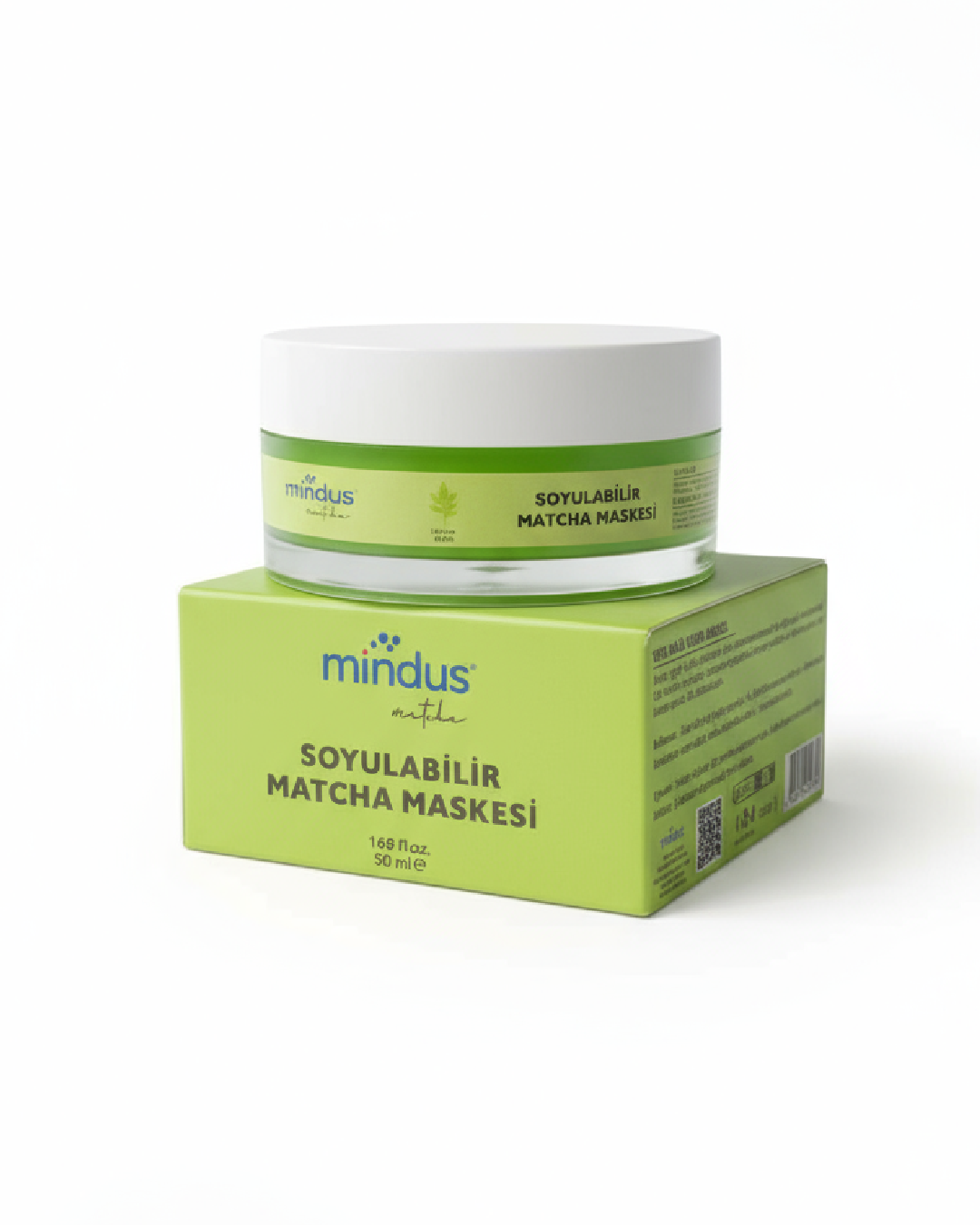 mindus Soyulabilir Matcha Maske 50 ml